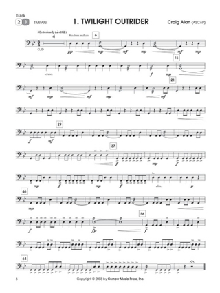 1st Recital series - Timpani - Partition - Timbales